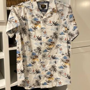 Lee regular fit button-down summer shirt, short sleeve